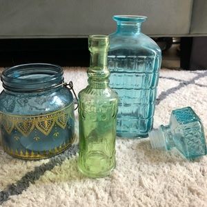 Glass decor and accent pieces